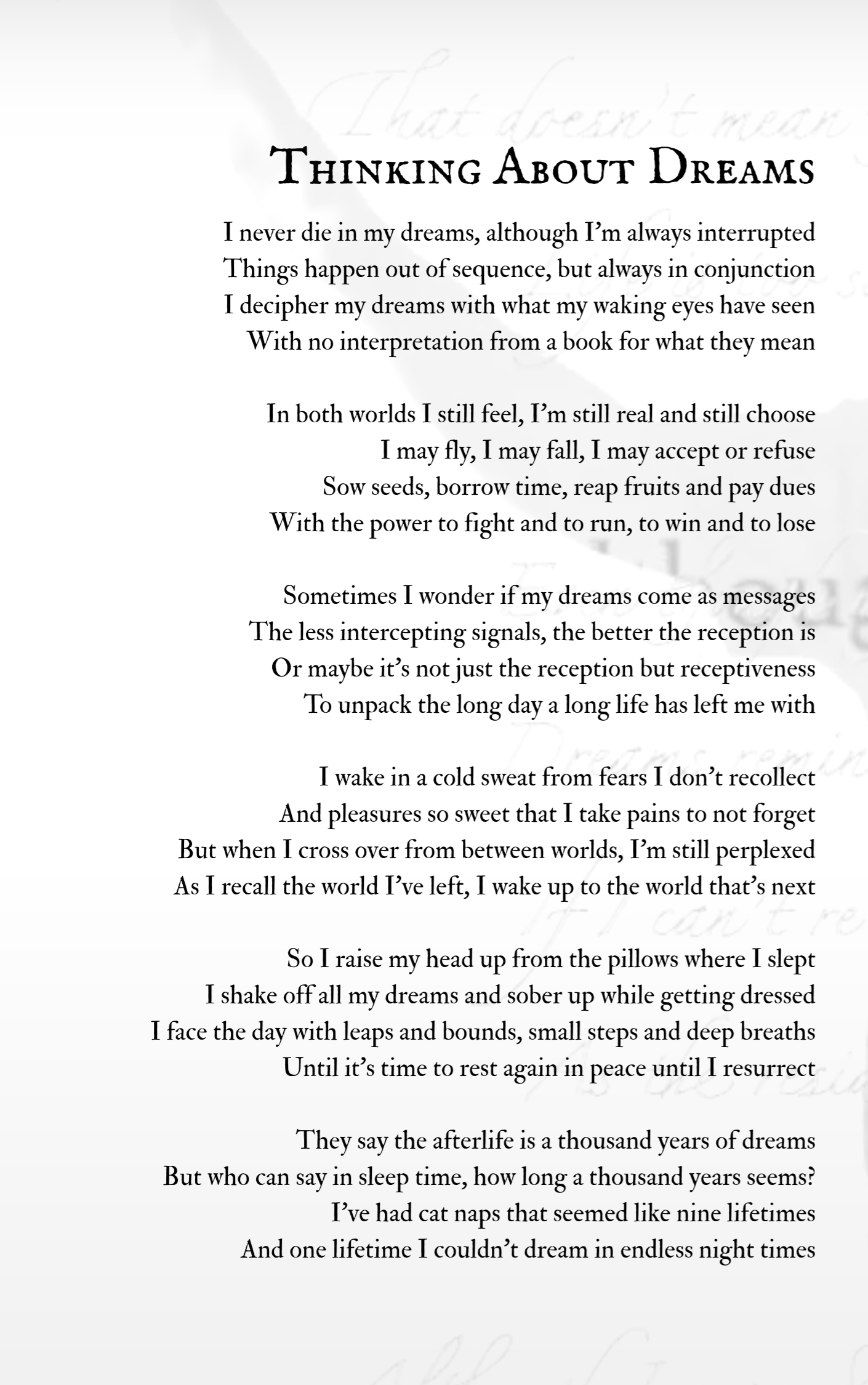 Poem page 1